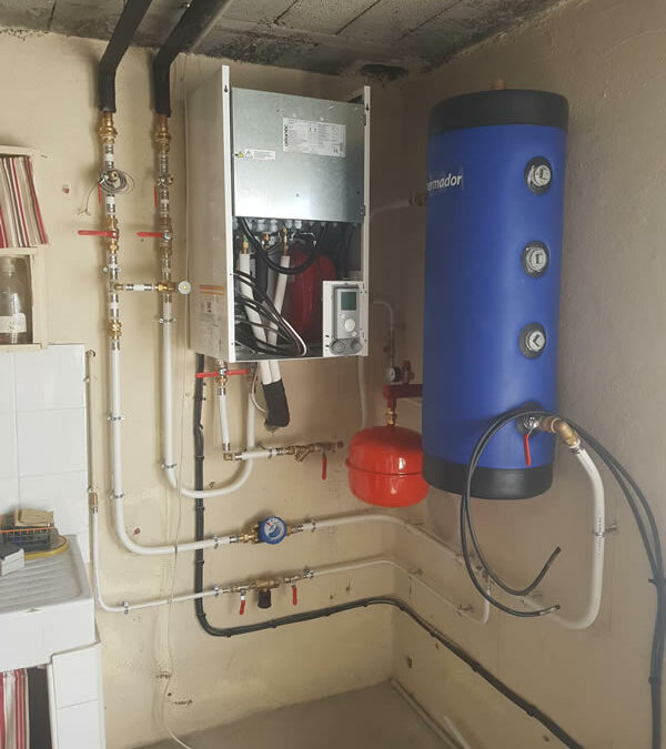 Remplacement d’une chaudière au fioul par une pompe à chaleur air eau