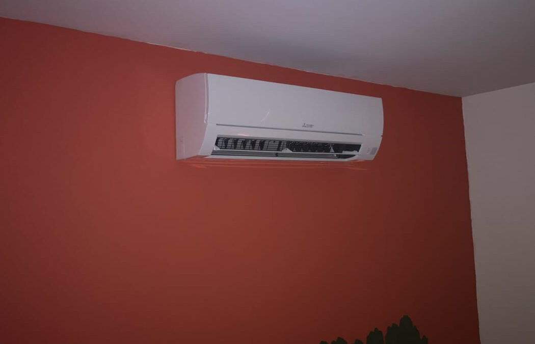 Pose d’une climatisation Mitsubishi