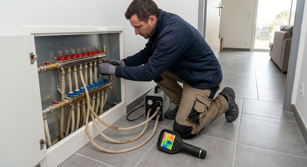 plancher chauffant froid tiede désembouage
